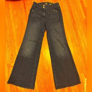 Maeve by Anthropologie high waisted flare leg jeans